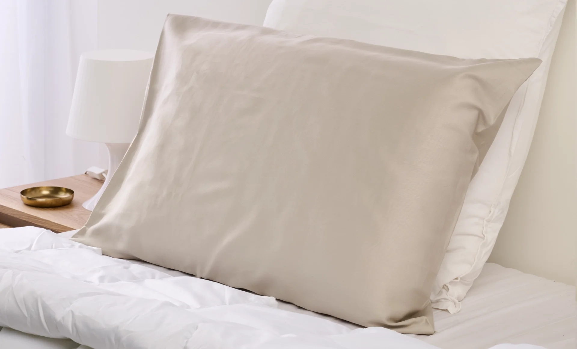 Taie d'oreiller Satin de coton - Image 6